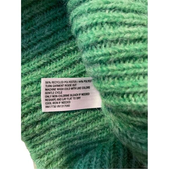 A New Day Women's Multicolor Striped Fuzzy Pullover Sweater Size S - Picture 7 of 8